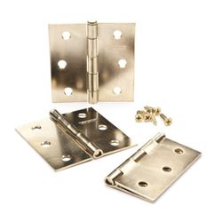 Bisagra Cuadrada Pin Suelto Dorado Brillante - Toolcraft