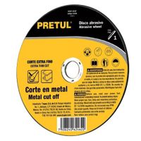 Disco Para Corte De Metal 4 1/2 - Pretul