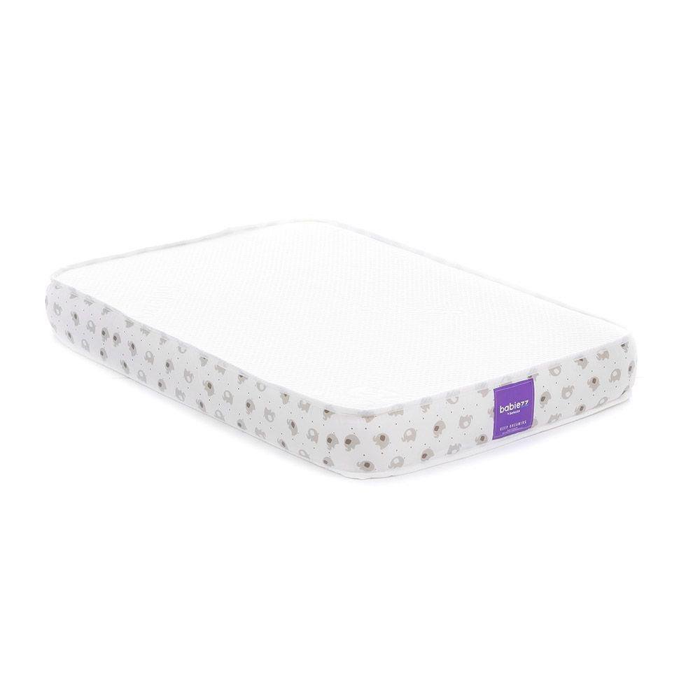 Colchón para Cuna de Espuma de 38 x 26 x 4 Plg Colchón para Cuna Babiezz Waterproof de Espuma 38 x 26 x 4 Plg Blanco