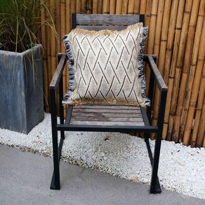 Cobertor De Cojín Beige 45X45 Cm - Solaris