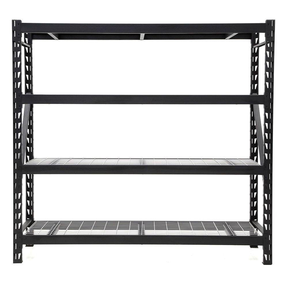 Estante Metálico 4 Niveles Capacidad 7040 lb Color Gris
