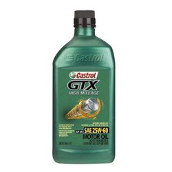 Aceite Para Motor 25W-60 GTX High Mileage 1/4 Gal - Castrol