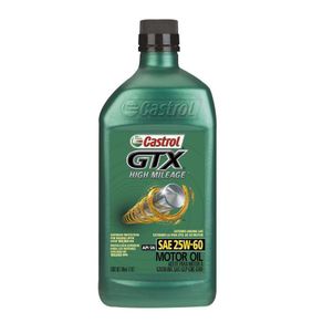 Aceite Para Motor 25W-60 GTX High Mileage 1/4 Gal - Castrol