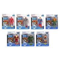 Figura De Acción 4 Pulgadas Con 3 Accesorios - Dc Comics Diseño Surtido
