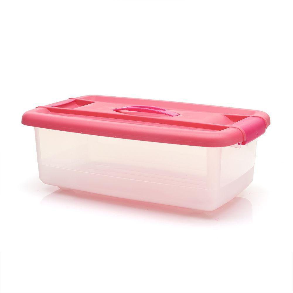 Caja Click Rosa - Varias Capacidades 16 l
