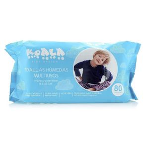 Paquete De Pañitos Húmedos Chicos Con Aroma 80 Unidades - Koala
