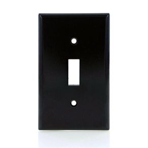 Placa Leviton De 1 Módulo Café - Leviton
