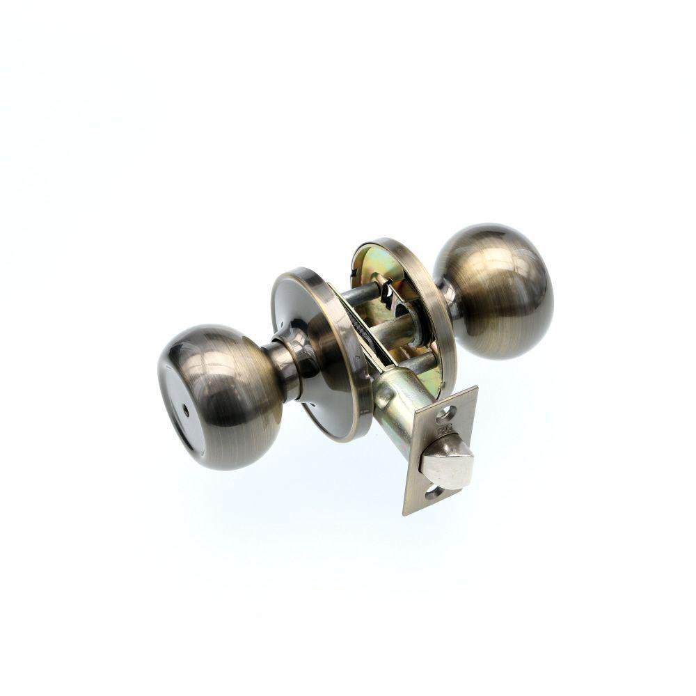Chapa De Baño Tipo Pomo Copa - Premium Lock Varios Colores Latón Antiguo