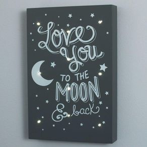 Decoración Con Luz Love You To The Moon - Nojo