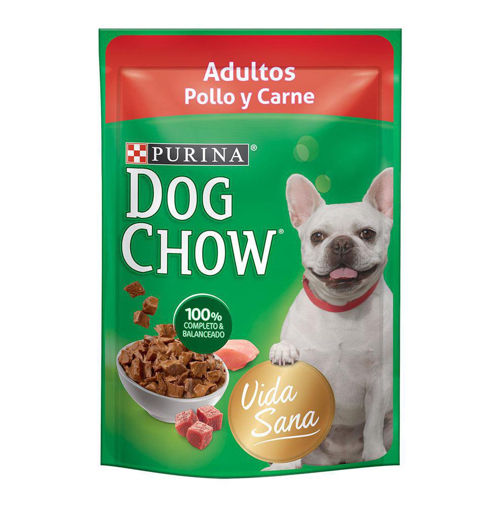 Alimento Húmedo para Perro Adulto Vida Sana con Pollo y Carne Sobre de 100 g