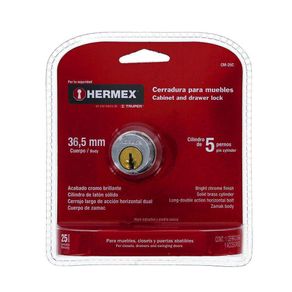Cerradura Para Mueble Cromo Pulido - Hermex