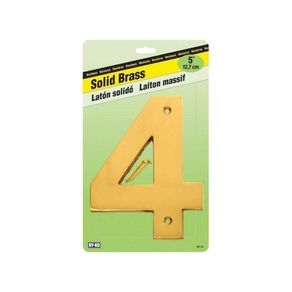 Varios Números Color Bronce 5 Plg - Hy Ko Varios Diseños