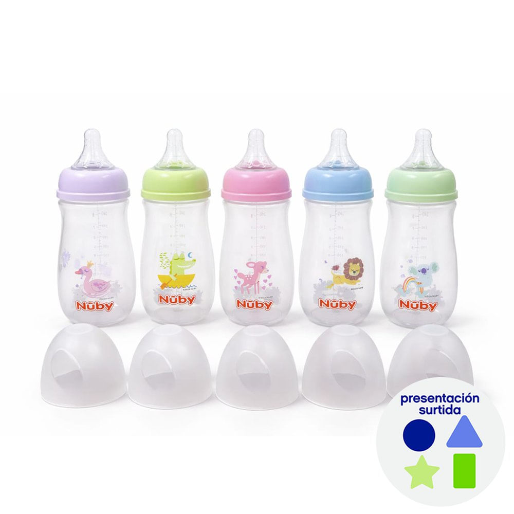 Pacha Printed BPA Free con Boca Ancha de 10 Oz - Diseños Surtidos Pacha Boca Ancha 10 Oz B…