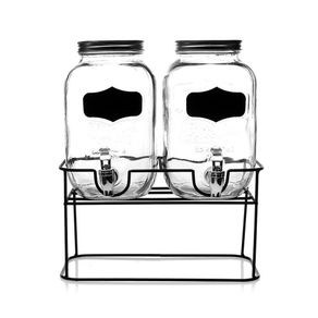 Set De 2 Dispensadores De Bebidas Con Base