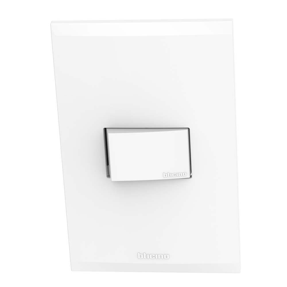 Pulsador para Timbre Sencillo Blanco Nobile Pulsador 1 Polo 10A Color Blanco