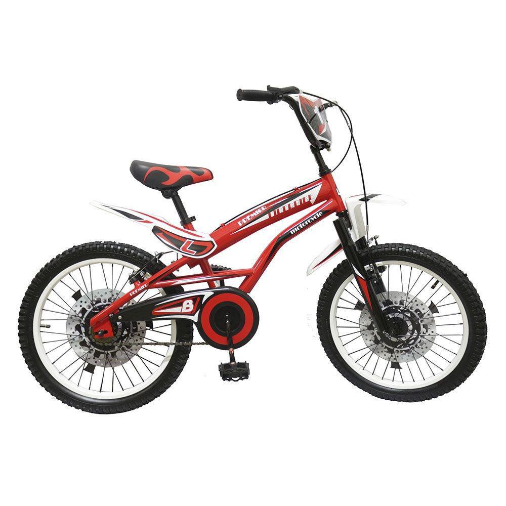 Bicicleta BMX Rin 20 Tipo Moto Premier para Niño Color Rojo