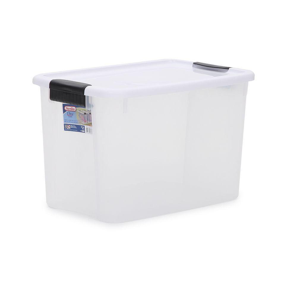 Caja Ultra Latch de Plástico 28 L Color Transparente