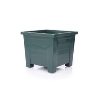 Maceta Estilo Madera # 11 Color Verde