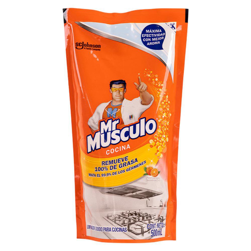 Desengrasante para Cocina Mr. Músculo Aroma Naranja de 500 ml