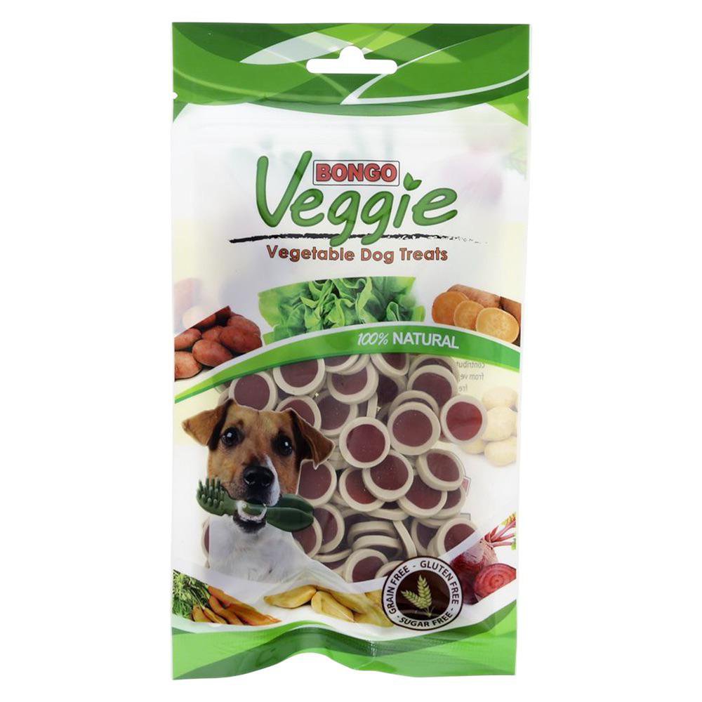 Snack para Perro Todas las Razas Vegetal Bongo Veggie Bites Bolsa de 100 g