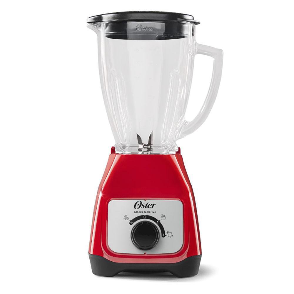 Licuadora con Jarra de Vidrio de 1.25 L con 2 Velocidades Color Rojo