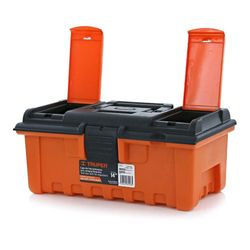 Caja-14-Plg-Con-Compartimentos-Naranja---Truper