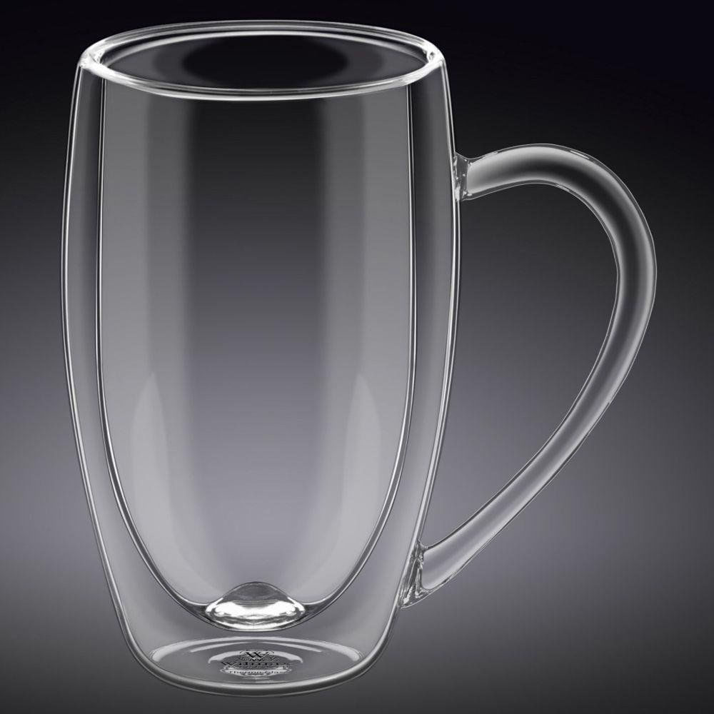 Vaso de Vidrio Doble Pared de 3 oz Color Transparente