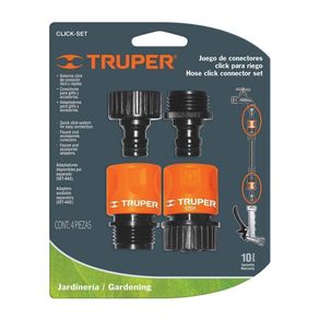 Conectores Click Para Riego - Truper