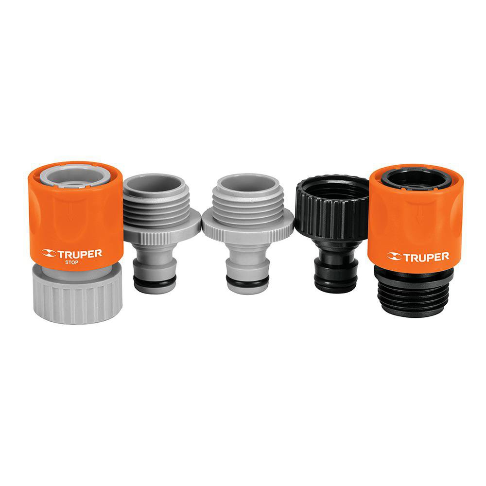 Conector Hembra - Macho de Plástico 3/4 Plg 5U