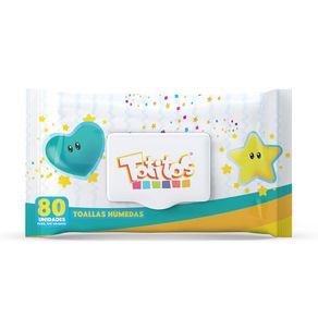 Toallas Húmedas 80 Unidades