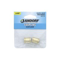Acopladores 1/8 Dorado Jandorf