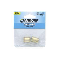 Acopladores 1/8 Dorado Jandorf