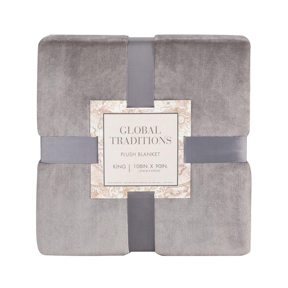 Frazada Gris Extra Suave Varios Tamaños - King King