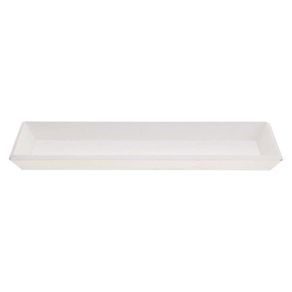 Bandeja 40 X 14 Cm Madera Blanca