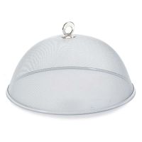 Tapa Plato 35 Cm Rejilla Blanco