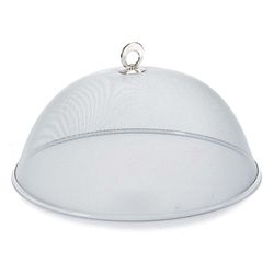 Tapa Plato 35 Cm Rejilla Blanco