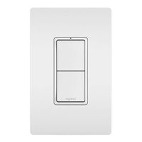 Interruptor Doble Blanco 15A - Legrand