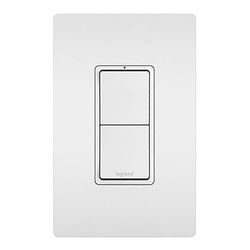 Interruptor Doble Blanco 15A - Legrand