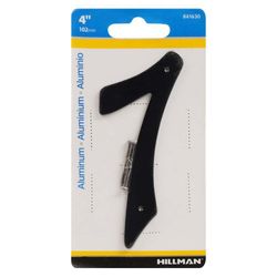 Número 7 En Negro De Tamaño 4 - Hillman