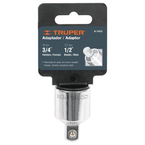 Adaptador Para Matraca De 3/4 A 1/2 Plg - Truper