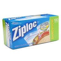 100 Bolsas Tipo Ziploc Para Sandwich - Ziploc
