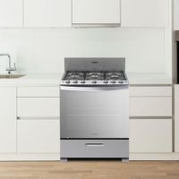 Estufa A Gas De 6 Hornillas Con Encendido Eléctrico 30 Plg - Whirlpool