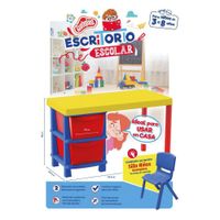 Escritorio Infantil Amarillo De 2 Gavetas - Guateplast