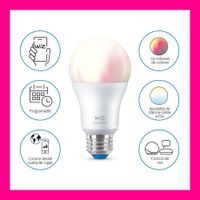Bombilla Led Smart Ajustable De 8.8 W 3 Pzas - Wiz