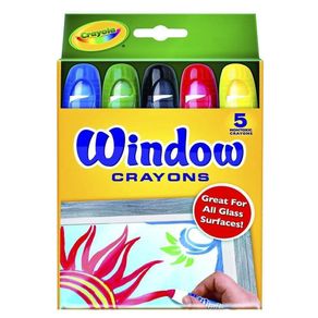 Crayola- Window Crayons 5 Colores