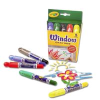 Crayola- Window Crayons 5 Colores