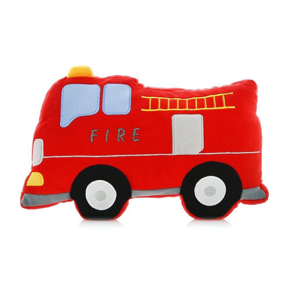 Cojín Diseño Camión Bombero Color Rojo