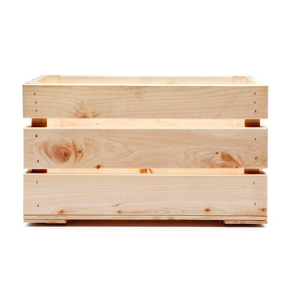 Caja Grande Magnolia de Madera Color Natural