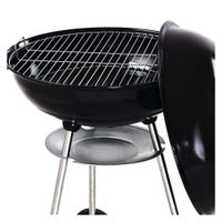 Churrasquera A Carbón Redonda Con Ruedas Kettle 22 Plg - Weber