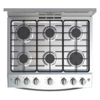 Estufa A Gas Con Horno Gris 30 Plg - Whirlpool
